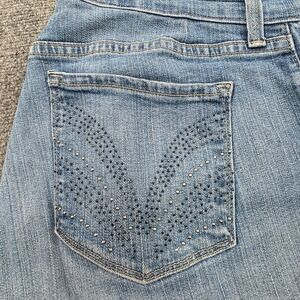 Not Your Daughters Jeans Womens Blue Denim Bootcut Back Pocket Jeans Size‎ 10